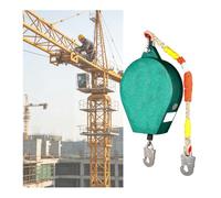 Ultimate Confined Space Fall Protection Kit16.4 FT SelfRetracting Steel Lanyard HeavyDuty Fall Arrester for Deep Wells Cable Trenches & Industrial Aerial Work (500KG ty)