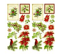 Ultimate Crafts It's Beginning to Look A Lot Like Christmas Adhesive Chipboard, Paper, Multicoloured, 30.6 x 15.4 x 0.2 cm
