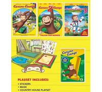 Ultimate Curious George 13-Movie PBS Kids Learning Collection: Back to School/Egg Hunting/Garden Discoveries/Gets a New Toy/Goes to the Doctor/Leads the Band/Outdoor Adventures/Robot Monkey/Sails with