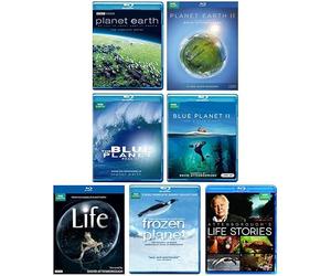 Ultimate David Attenborough & BBC Earth 5-Volume Nature Blu-ray Collection - Planet Earth: The Complete Series / Attenborough’s Life Stories / Wild China / Ganges / Galapagos [Bluray Set]