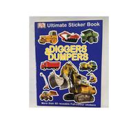 Ultimate Diggers And Dumpers Sticker Book Multicoloured (One Size)