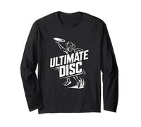 Ultimate Disc Player Flying Frisbee Layout Long Sleeve T-Shirt