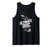 Ultimate Disc Player Flying Frisbee Layout Tank Top