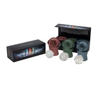 Ultimate DND Dice Ice Mold Set - Jumbo D20, D12, D10 Shapes for TTRPG Fans - Fantasy Whiskey & Cocktail Ice Cube Molds - The DM Drink Set, FF007