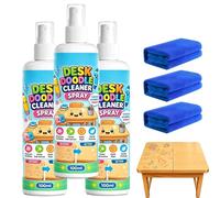 Ultimate Doodle Remover Desk Cleaner, Graffiti Remover Spray 100ml (3Pcs)