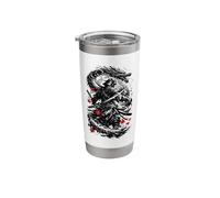 Ultimate Dragon Samurai Warrior Stainless Steel Insulated Tumbler