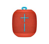 Ultimate Ears Wonderboom Portable Wireless Bluetooth Speaker, 360 ° Surround Sound, Waterproof, 2 Speaker Connection for Powerful Sound, 10h Battery, Red