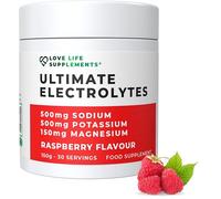Ultimate Electrolytes Powder, 500mg Sodium, 500mg Potassium, 150mg Magnesium, 30 Servings, Himalayan Salt, Hydration & Rehydration, Watermelon, Zero Sugar, Vegan - Love Life Supplements