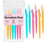 Ultimate Eyebrow Razor Kit for Women | Precision Eyebrow Trimmer & Face Shavers for Women | Includes Dermaplane Razor for Smooth Skin & Face Razors for Women, 6 Packs