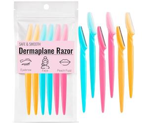 Ultimate Eyebrow Razor Kit for Women | Precision Eyebrow Trimmer & Face Shavers for Women | Includes Dermaplane Razor for Smooth Skin & Face Razors for Women, 6 Packs