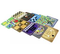 Ultimate Family Board Game Collection, 40 Classic Games Set with Chess, Ludo, and Traditional Games, Multi-Color Magnetic Playing Pieces