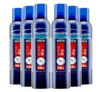 "Ultimate Freshness Bundle: Vaseline Men Spray Deodorant 6-Pack - 48-Hour Protection for Active Men!"