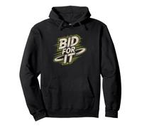 Ultimate Frisbee Bid Layout Athletic Catch Humor Sport Disc Pullover Hoodie