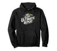 Ultimate Frisbee Eat Sleep Repeat Lifestyle Humor Sport Pullover Hoodie