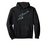 Ultimate Frisbee Layout Dive Catch Athlete Sport Graphic Pullover Hoodie