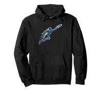 Ultimate Frisbee Sunset Retro Disc Sport Graphic Vintage Pullover Hoodie