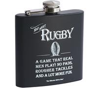 Ultimate Gift for Man 8872 Rugby Hip Flask