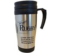 Ultimate Gift for Man Mad About 8840 Rugby Stainless Steel Travel Mug, one Colour, 7 fl.oz.