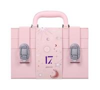 Ultimate Glam Makeup Kit - 12-Piece Beauty Gift Set with Eyeshadow Palette, Lipsticks, Brushes, Sponge & Vanity Case | Vegan & Cruelty-Free