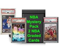 Ultimate Graded Superstar Pro Basketball Cards 7-10 Gem Mint Guaranteed | Top Stars in Each Mystery Pack | Basketball Grades by PSA BGS SGC CGC | Mystery Pack Contains 2 Graded Cards