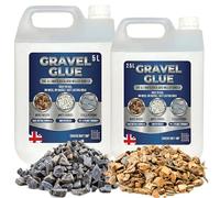 Ultimate Gravel Binder Glue Easy To Use Rock, Stone & Mulch Adhesive Ready-To-Use Pea Gravel & Bark Stabiliser Ideal For Landscaping Patios, Paths & Borders (5 Litres)