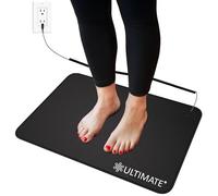Ultimate Grounding Mat, Conductive Carbon Earthing Mat & Grounded Pad for Feet, Desk or Bed, Supports Sleep, Energy, Pain Relief, Inflammation & Wellness, 18-Foot Grounding Cord & Lifetime Warranty