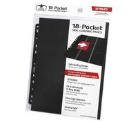 Ultimate Guard UG 18 Pocket Pages Side-Loading Black (10)