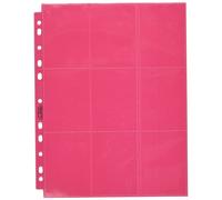 Ultimate Guard 18-Pocket Side Loading Pages (50-Pages, Red) Black