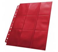 Ultimate Guard 1Ct 18-Pocket Page Side-Loading - Red