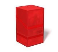 Ultimate Guard Boulder 'n' Tray 100+ Ruby, Red/Excursion, Plain (Getaway Solids)