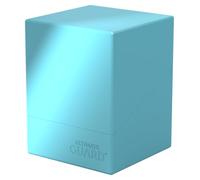 Ultimate Guard Boulder Solid 100+, Deck Case for 100 Double-Sleeved TCG Cards, Turquoise, Secure & Durable Storage for Trading Card Games, No Transparency