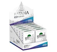 Ultimate Guard Katana Sleeves, Green, 1000 Sleeves [10 Packs], Standard Size 66 x 91mm, Polyvinyl Chloride (PVC), Ideal for Tournament Gameplay, Extra Clear Front, Fully Opaque Back, Acid Free