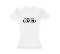 Ultimate Guard Ladies T-Shirt Wordmark White Size L