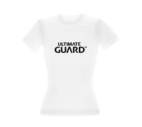 Ultimate Guard Ladies T-Shirt Wordmark White Size XS