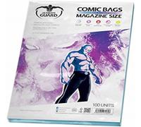 Ultimate Guard Pack 100 Comics Magazine Size Resealable Bags 72608