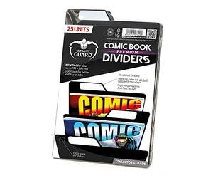 Ultimate Guard Premium Comic Book Dividers Black (25)