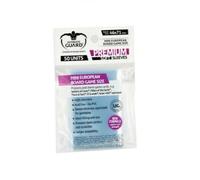 Ultimate Guard Premium Soft Sleeves for Board Game Cards Mini European (50), Clear