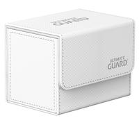 Ultimate Guard Sidewinder 80+ Deck Box - Magnetic Closure, White, Secure 80 Doub