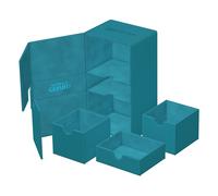 Ultimate Guard Twin Flip`n`tray 200+ Xenoskin Monocolor Petrol