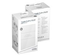 Ultimate Guard Twin Flip n Tray Premium Quality Deck Box Holds 200+ (White)
