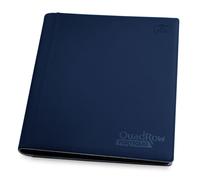 Ultimate Guard UGD010425 Pocket QuadRow XenoSkin Portfolio, Dark Blue, Medium Me