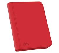 Ultimate Guard - Zipfolio 160 8 Pocket XenoSkin Portfolio - Red