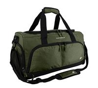 Ultimate Gym Bag 2.0: The Durable Crowdsource Designed Duffel Bag with 10 Optimal Compartments Including Water Resistant Pouch, Green, Medium (20")