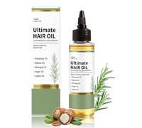 Ultimate Hair Growth Oil with Rosemary and Batana, Lightweight, Non-Greasy, Reduces Hair Fall, Boosts Hair Density, 100ml (1 Pack)