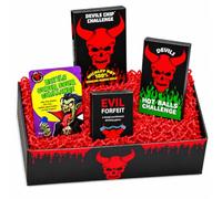 Ultimate Halloween Chilli Challenge Hamper - Devils Chip Challenge, Super Sour Challenge, Devils Balls | Extreme Hot & Sour Food Gift Set Perfect Fun Gift for Him, Her & Friends!