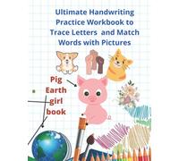 Ultimate Handwriting Practice Workbook to Trace Letters and Match Words with Pictures(Uppercase A-Z, Lowercase a-z) for your little Champion!: ... for Kids .Large size - 8.5" x 11" . 50 Pages