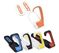 Ultimate Hardware Vertical Wall Mounted Bike Storage Bracket - White/Orange