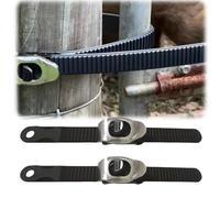 Ultimate Heavy-Duty Grip Lock Strap, Connectable Multipurpos Ratchet Straps, Adjustable Metal Ratchet Buckle and Super-Strong Flexi Strap, for Reusable Secure Anything, Anywhere (2PCS)