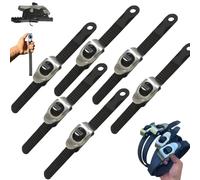 Ultimate Heavy-Duty Grip Lock Strap, Multipurpos Tie Downs Ratchet Straps, Adjustable Metal Ratchet Buckle, Reusable Locking Strap for Secure Anything, Anywhere (6pcs)