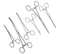 Ultimate Hemostat Set, 6 Piece Ideal for Hobby Tools, Electronics, Fishing and Taxidermy (8", 6.25" and 5")